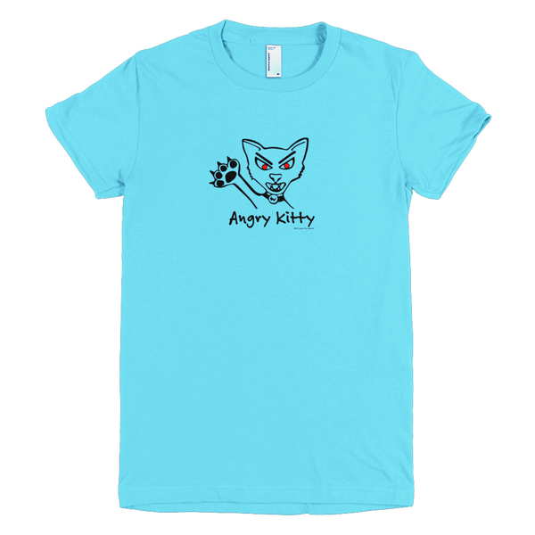 Angry Kitty Women's Crew T-shirt