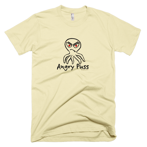 Angry Puss Crew Neck T-Shirt