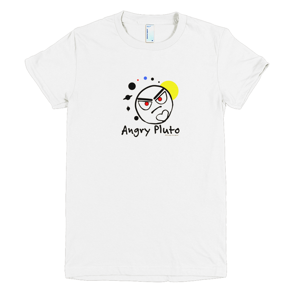 Angry Pluto Women's Crew T-shirt
