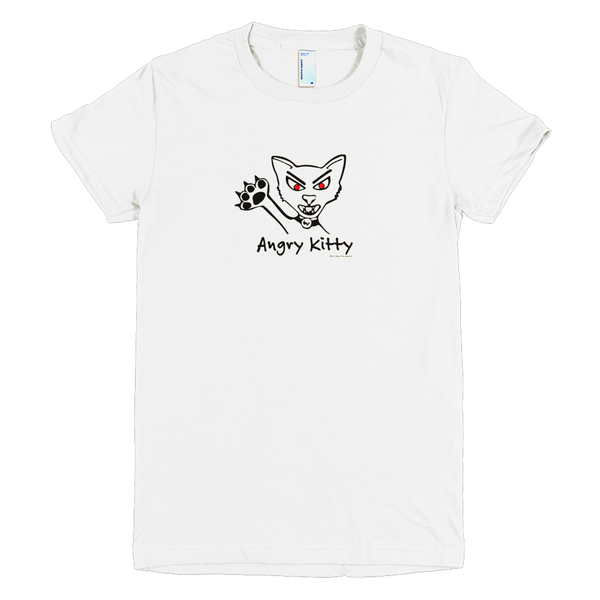Angry Kitty Women's Crew T-shirt