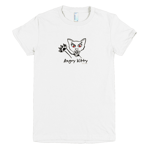 Angry Kitty Women's Crew T-shirt