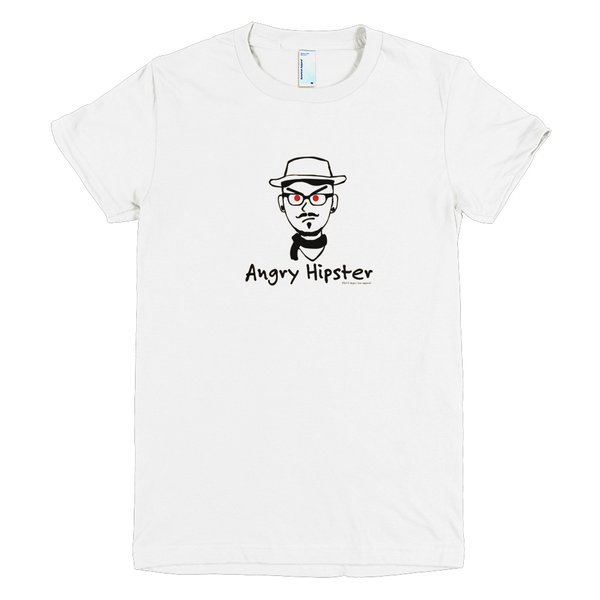 Angry Hipster Women's Crew Neck T-shirt