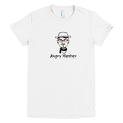 Angry Hipster Women's Crew Neck T-shirt
