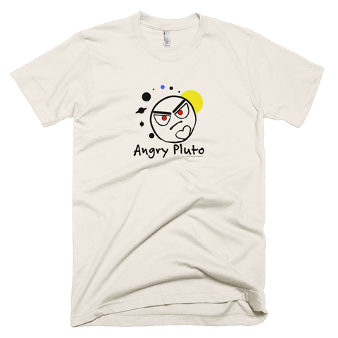 Angry Pluto Crew Neck T-Shirt