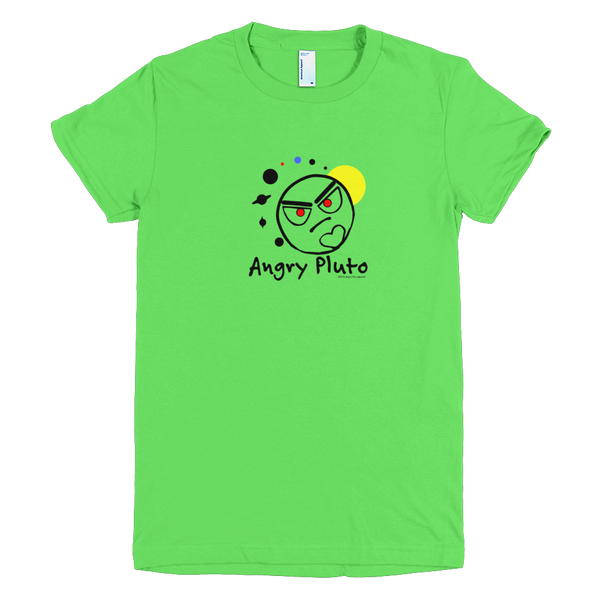 Angry Pluto Women's Crew T-shirt