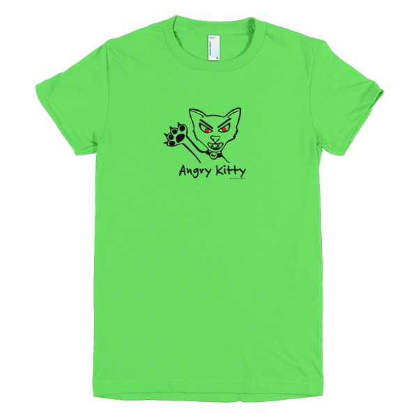 Angry Kitty Women's Crew T-shirt