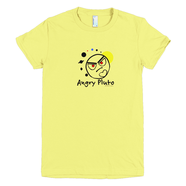 Angry Pluto Women's Crew T-shirt