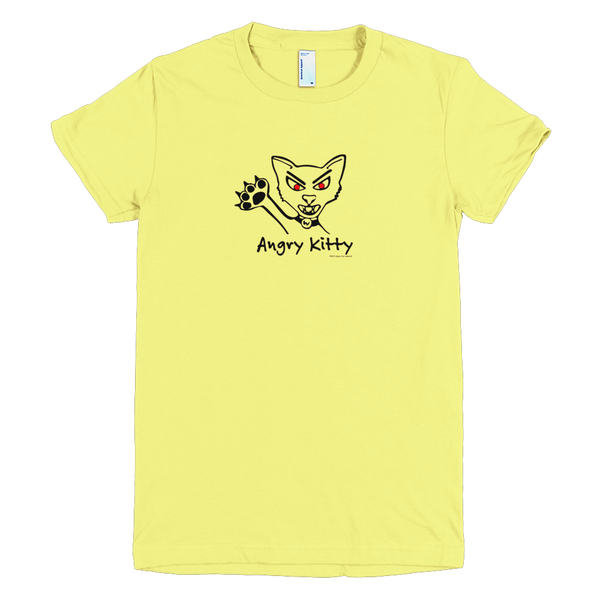 Angry Kitty Women's Crew T-shirt