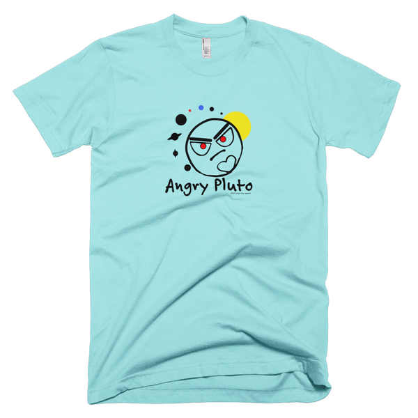 Angry Pluto Crew Neck T-Shirt