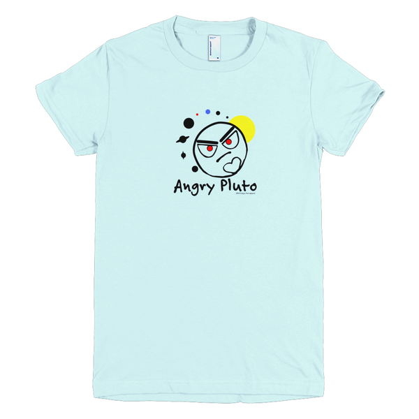 Angry Pluto Women's Crew T-shirt