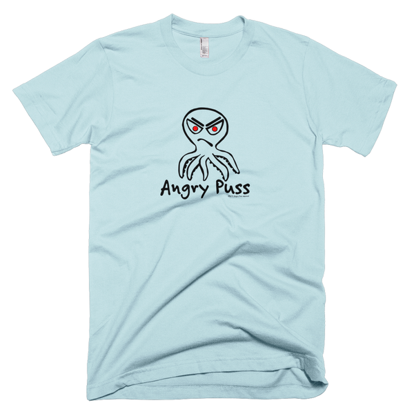 Angry Puss Crew Neck T-Shirt