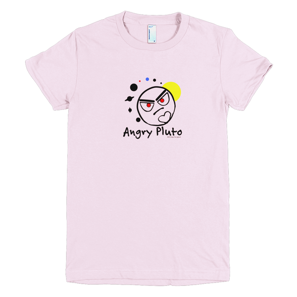 Angry Pluto Women's Crew T-shirt