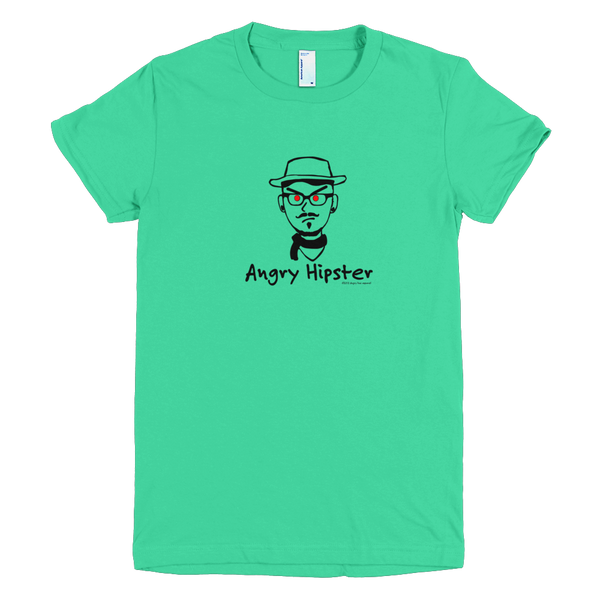 Angry Hipster Women's Crew Neck T-shirt
