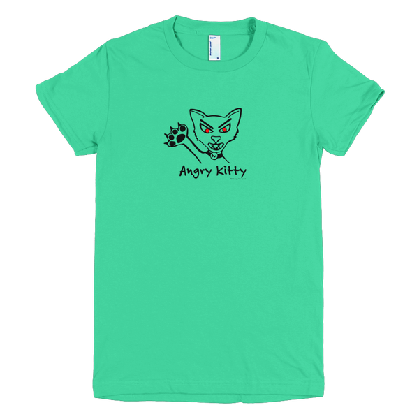 Angry Kitty Women's Crew T-shirt