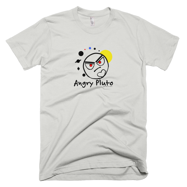 Angry Pluto Crew Neck T-Shirt