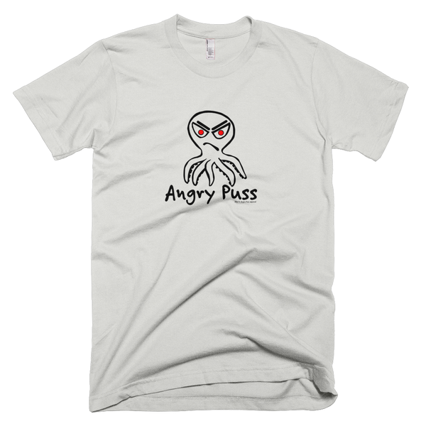 Angry Puss Crew Neck T-Shirt