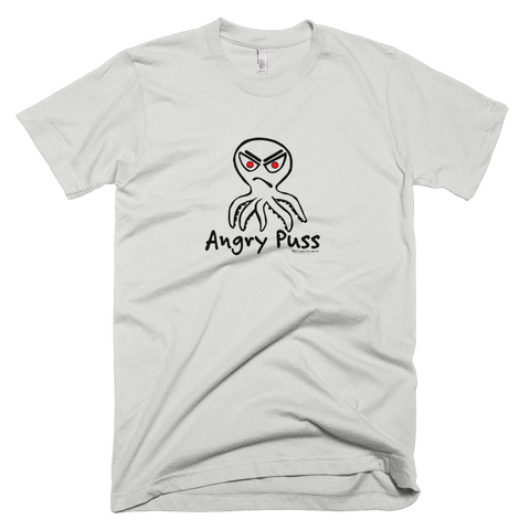 Angry Puss Crew Neck T-Shirt
