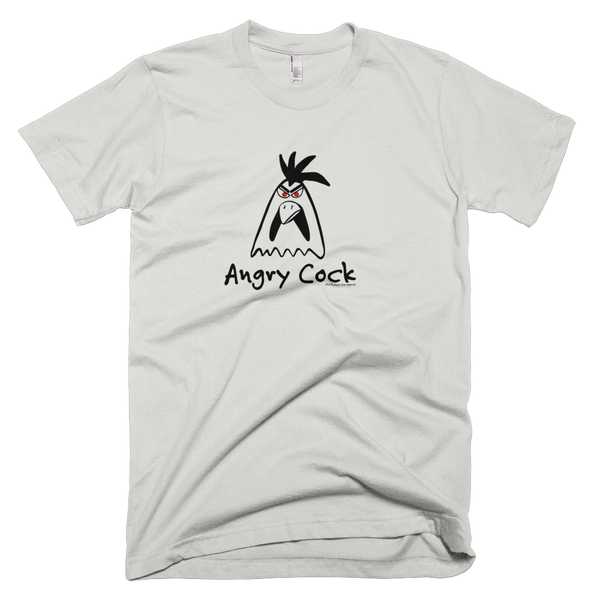 Angry Cock Crew Neck T-Shirt