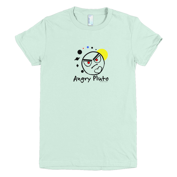 Angry Pluto Women's Crew T-shirt