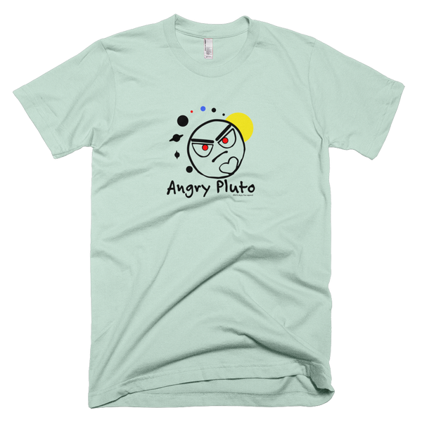 Angry Pluto Crew Neck T-Shirt