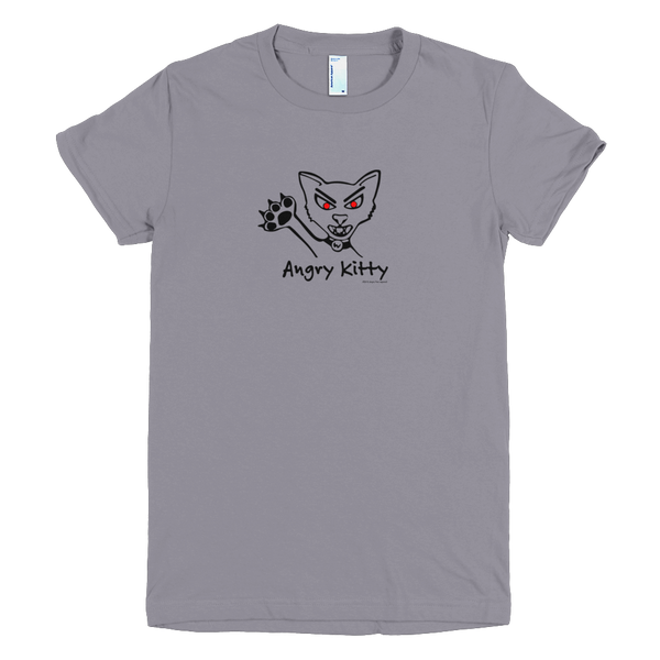 Angry Kitty Women's Crew T-shirt