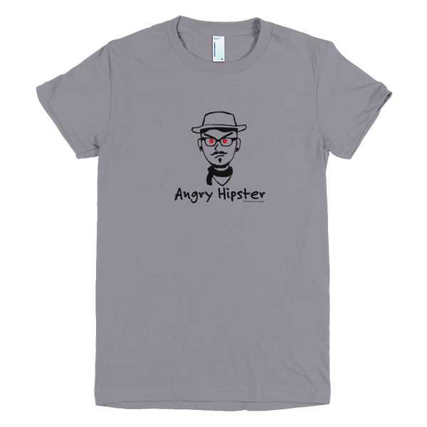 Angry Hipster Women's Crew Neck T-shirt
