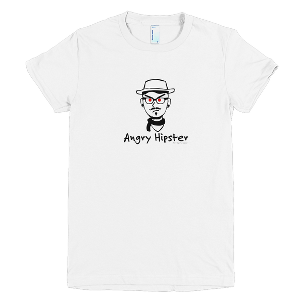Angry Hipster Women's Crew Neck T-shirt