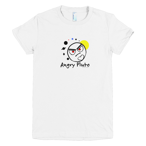Angry Pluto Women's Crew T-shirt