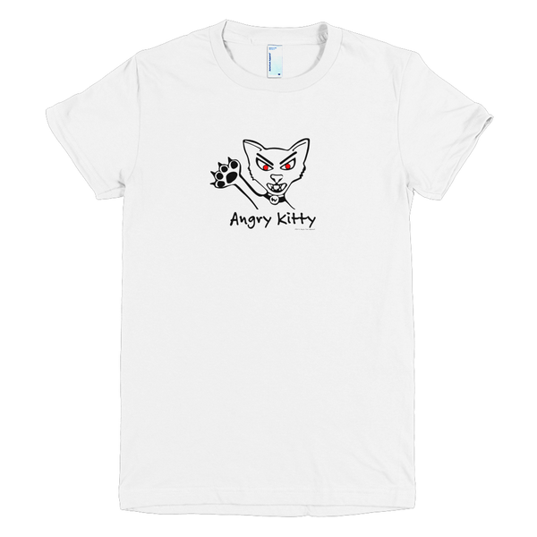 Angry Kitty Women's Crew T-shirt