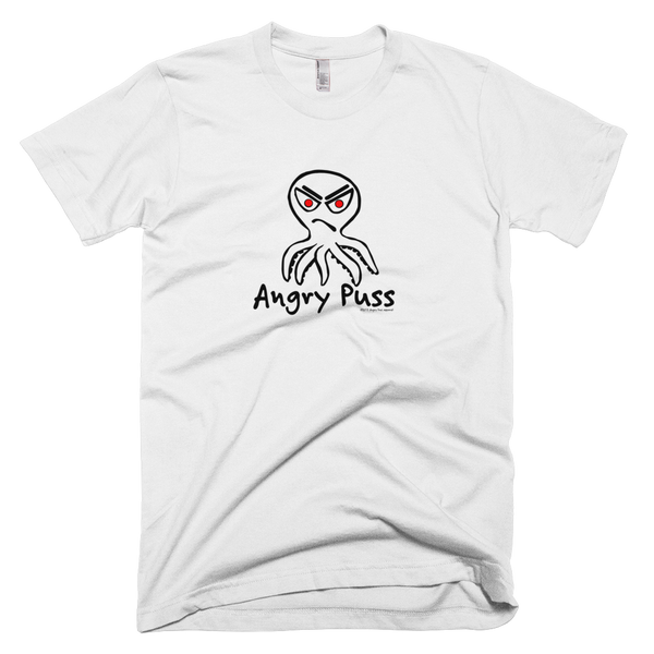 Angry Puss Crew Neck T-Shirt
