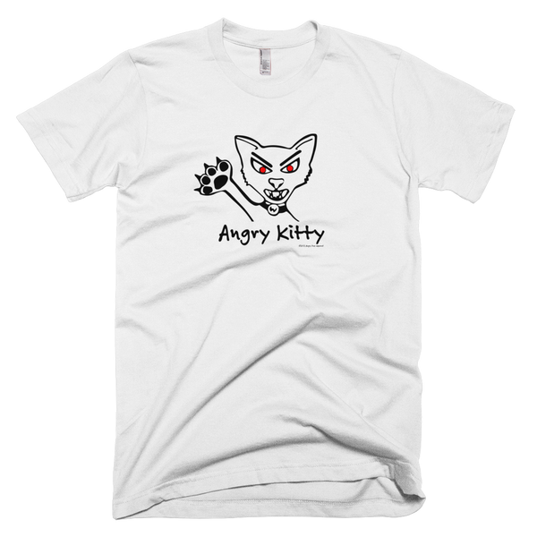 Angry Kitty Crew Neck T-Shirt